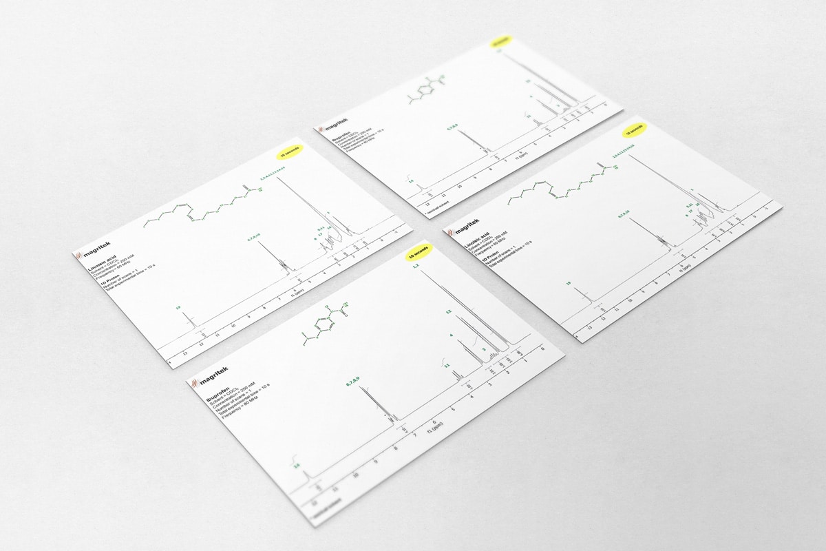 NMR Spectra Library select compound, frequency & pulse sequence